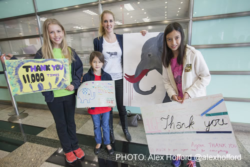 Nellie Shute, Christina Seigrist, Astrid Andersson from Annamiticus, and Lucy Skrine. PHOTO: Alex Hofford