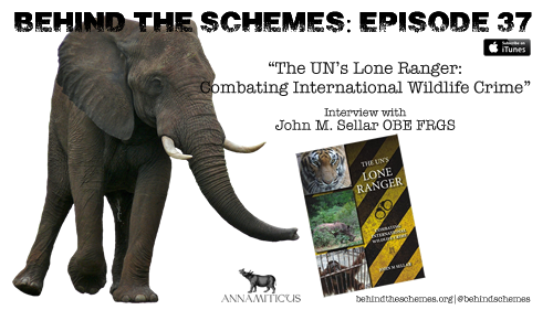 Tune in to the Behind the Schemes podcast for an exclusive interview with John Sellar, former Chief of Enforcement for CITES. 