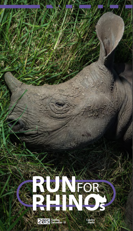 "Run for Rhinos" will help bring attention to the crisis rhinos are facing as a result of poaching for their horns, which are used in traditional medicine and as status symbols.